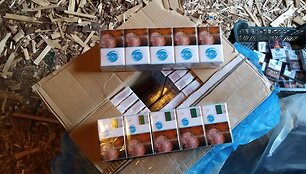 Sulaikytos kontrabandinės cigaretės