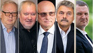 Egidijus Laužikas, Robertas Rainys, Viktoras Kažys, Henrichas Jaglinskis ir Arūnas Kaminskas