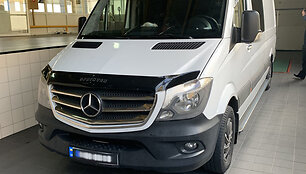 Sulaikytas mikroautobusas