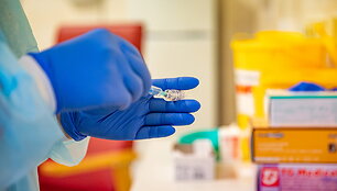 Vilniaus miesto klinikinės ligoninės medikų vakcinacija nuo COVID-19