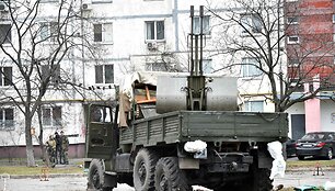 Rusija tęsia karinius veiksmus Ukrainoje