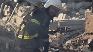 Raketomis ap&scaron;audytas Mykolajivas