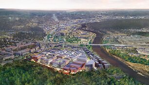 Naujojo &bdquo;Akropolis Vingis&ldquo; komplekso prieigų pertvarkos projektai