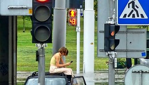 Didžiulė liūtis skandino Minską