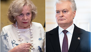 Rasa Juknevičienė ir Gitanas Nausėda