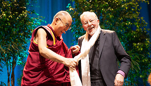 Dalai Lama ir prof. Vytautas Landsbergis
