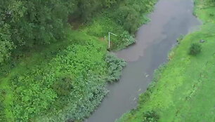 Žiežmarių gyventojas užfiksavo galimą tar&scaron;ą