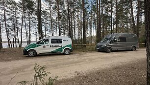 Varėnoje nukrito dronas