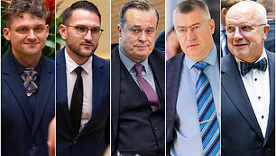 Martynas Gedvilas, Karolis Neimantas, Dainoras Bradauskas, Tomas Domarkas ir Juozas Olekas