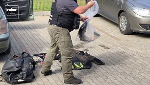 Sulaikyti brakonieriai, nu&scaron;ovę &scaron;lakio patelę