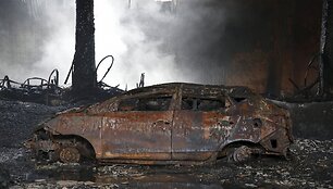Gaisras avalynės fabrike Filipinuose