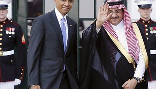 Barakas Obama su Saudo Arabijos atstovu Mohammed bin Nayef