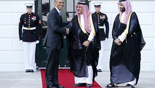 Barakas Obama su Saudo Arabijos atstovu Mohammed bin Nayef