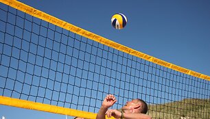 &bdquo;Neringa FM Beachball CUP&ldquo; tinklinio rungtynių akimirka