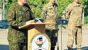 Nemenčinėje prasidėjo pirmasis pratybų "Kardo kirtis 2015" etapas