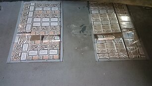 Cigarečių slėptuvė automobilio bagažinėje