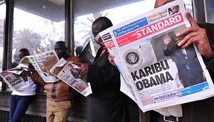 Kenija prie&scaron; Baracko Obamos vizitą