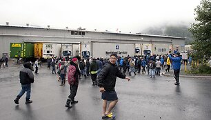 Potvynis ir purvo nuo&scaron;liauža Aliaskoje