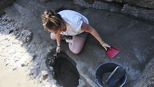 Pompėjoje atliekami archeologiniai kasinėjimai ir jų radiniai