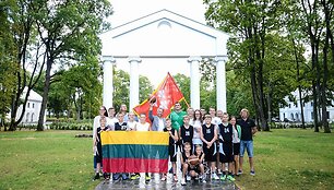 Paskutinė projekto &bdquo;Kamuolio skrydis, suvienijęs Lietuvą&ldquo; kelionės diena
