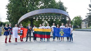 Paskutinė projekto &bdquo;Kamuolio skrydis, suvienijęs Lietuvą&ldquo; kelionės diena