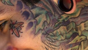 Kūno modifikacijų ir tatuiruočių mėgėjų suvažiavimas Ekvadore