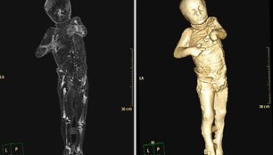 Mokslininkai atlieka naujus tyrimus su Pompėjos mumijomis