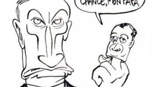 „Charlie Hebdo“ Rusijos politiką pašiepiančios karikatūros