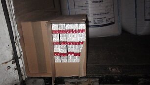 Konfiskuotos cigaretės
