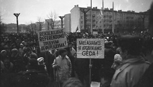 „Jedinstvo“ mitingas 1991 metais sausio 8 dieną