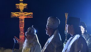 Stačiatikiai &scaron;venčia Kristaus krik&scaron;to &scaron;ventę