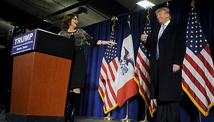 Sarah Palin parėmė Donaldą Trumpą