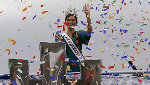 Manila pasitiko „Miss visatos“ nugalėtoją – Pia Alonzo Wurtzbach