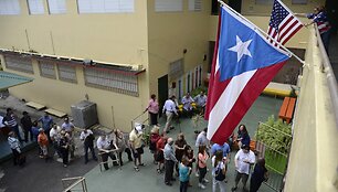 JAV prezidentinės kampanijos pirminius rinkimus Puerto Rike laimėjo Marco Rubio