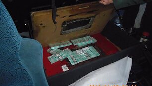 Sulaikytos kontrabandinės cigaretės