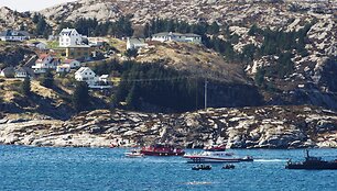Norvegijoje nukritęs sraigtasparnis
