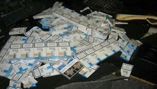 Sulaikyta cigarečių kontrabanda