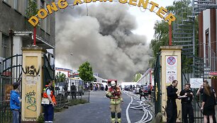 Gaisras sandėlyje Berlyne