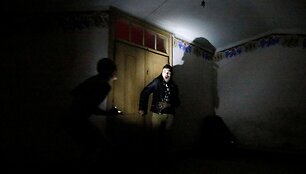 Teatro trupės Portugalijoje įrengtas siaubo kambarys