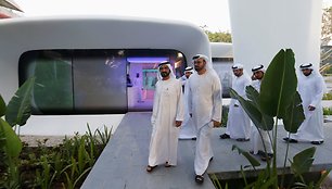 Dubajuje atidarytas pirmasis pasaulyje 3D spausdintuvu atspausdintas pastatas