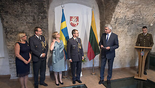 Naujojo &Scaron;vedijos gynybos ata&scaron;ė Lietuvai akreditacijos ceremonija