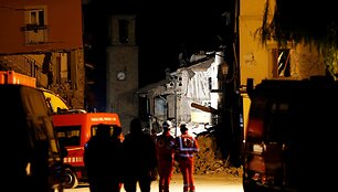 Italai po žemės drebėjimo