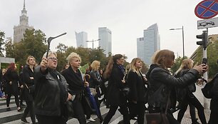 Moterų protestas Lenkijoje