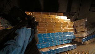 Sulaikyta cigarečių kontrabanda
