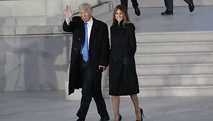 Va&scaron;ingtone koncertu pasitiktas Donaldas Trumpas 