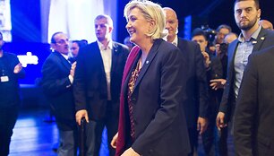 Marine Le Pen savaitgalį oficialiai pradėjo rinkimų kampaniją