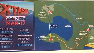 Meksikoje atidaroma ilgiausia zip-line trasa pasaulyje