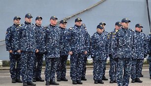 LK laivų apžiūros grupės i&scaron;lydėjimo ceremonija į operacija &bdquo;Sophia&ldquo;