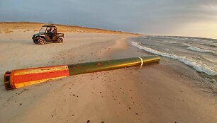 Ties Nida rasta mokomoji rusi&scaron;ka torpeda