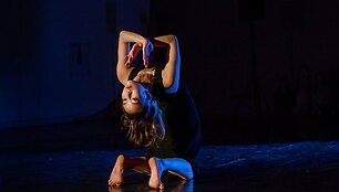 Kauno &scaron;okio teatro &bdquo;Aura&ldquo; premjera &ndash; &scaron;okio spektaklis &bdquo;Noriu maitinančios dienos i&scaron; tavo rankų&ldquo;